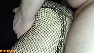 black amateur lovers grind hardcore with creampie and squirting orgasms