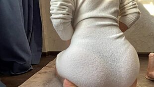 i squirt hard from christmas anal dildo pounding my milf ass non-stop