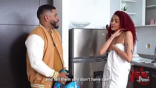 Delivery Guy's HUGE COCK DESTROYS Petite Venezuelan’s Tight VAGINA in Brutal Homemade Pound!