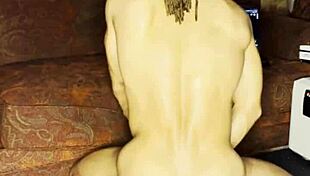 lvory white pounds her gaping hole deep with huge dildo solo