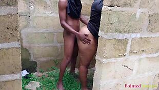 Banging Big White Ass Bent Over Doggystyle in Abandoned Building