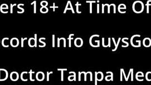 angel ramirez spreads ass for nurse in latex gloves during intense hospital exam