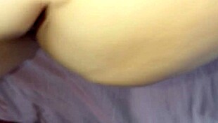 Chubby latina spreads her huge hairy wet pussy wide