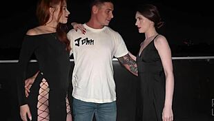 Two fierce vampires seize and ravage my throbbing cock