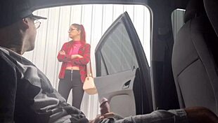 Wanna see this risky street jerk-off for the bus-stop student?