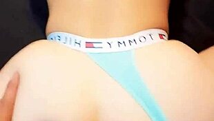 i love when she pulls panties aside and slides cock deep in my ass