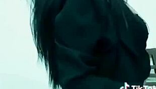 these tik tok putas shake their asses and tits like total prostitutes begging for it