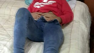 hidden cam catches hairy latina wife in steamy 69 getting excited