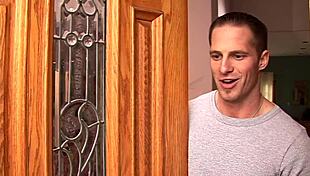 Kat Kiss bends over bed in fishnets for fat cock assfucking and deepthroat