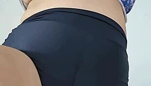 Girl Fingers Gaping Asshole Wide Open After Intense Masturbation Flashing