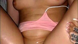 Blonde teen shakes squirting orgasm