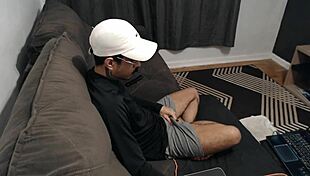bro's huge cock spied hidden cam big monster throbbing