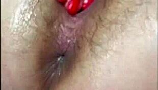 my huge gaping anal hole squirts wildly during dirty talk anal masturbation homemade frenzy