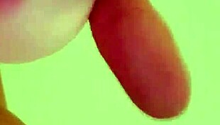 petite emy angel gropes her pussy with dildo toy play