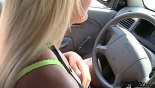 blonde amateur big tits get daddy cum sloppy deepthroat rough all over