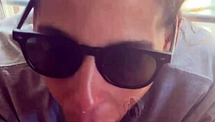 Lightskin Ebony Stepsis Sucks By Window, Boyfriend Watches Cum Facial Blast!