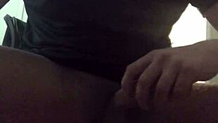 Solo Teen Strokes to Explosive Huge Cumshot Climax