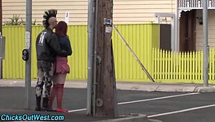 real emo couple dives into hairy 69 action