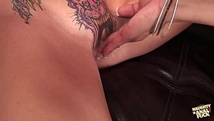 tabitha and crystal lick clits and toy pussies in steamy lesbian play session