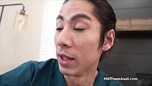 Watch This MILF'S ASS Get Prepped for Intense Med Exam FINGERING!