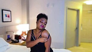 Desi Stone Delivers Sloppy Heavenly Ebony BBC Handjob Cumshot