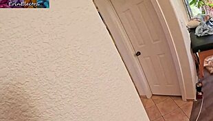 watching stepmom shower turns into lucky fuck sesh with her 🔥🚿💦