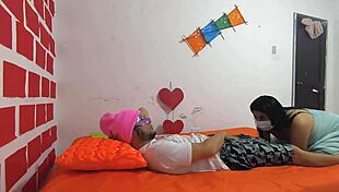 perverted stepmom sneaks into studying stepson's room seduces with lingerie for intense cowgirl ride