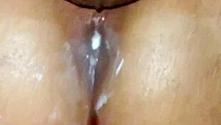 a young couple films homemade anal pounding her tight ass and pussy close up