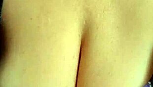 mature milf's big pussy lips tease through tight shorts