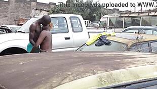 damn mechanic's monster cock makes me squirt deep in ass fixing car garage!! 🚗🍑💦