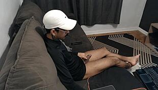 bro's huge cock spied hidden cam big monster throbbing