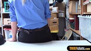 Frustrated Busty Milf LP Officer Demands Suspect's Monster Cock Fuck