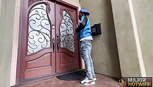 redhead cougar peaches rides rome major's big black cock wetting her milf pussy