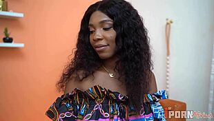 oh damn that big ebony clit fingered missionary style!