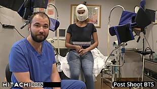 Freshman squirms from mandatory hitachi orgasm by doctor tampa taylor ortega!