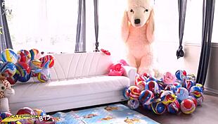 backstage wet italian teen bambi submits to first rough anal creampie pee gape ass cum