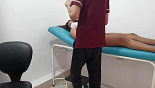 Young curvy latina masseuse gives sexy massage ending with dildo play 😍💦