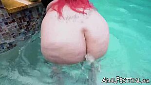 Inked Redhead Alycia Starr Bends for Big Cock Cowgirl Ride and Doggystyle Pounding