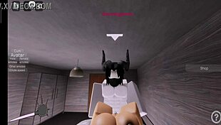whoa, roblox devil milf with big tits takes my huge cock pounding