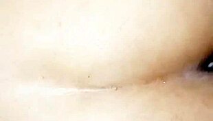 a young couple films homemade anal pounding her tight ass and pussy close up