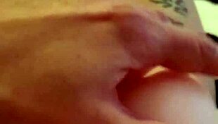 petite emy angel gropes her pussy with dildo toy play