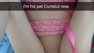 real gf richelle rose cheats turns cumslut pet on snapchat daddy pov creampie