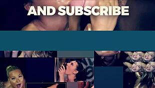 Curly Haired Brunette Deepthroats Cock at Gloryhole with Sloppy Face Fucking Handjob Natural Tits Cumshot