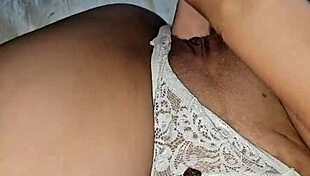 amateur milf bends over for double penetration with dildo and big cock creampie