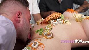 Asian milf chef suki sin offers her pussy as freeuse dessert