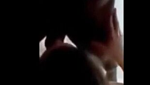 Cuckold husband hides camera catching wife swallow young lover's big black cock rough in bedroom