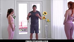 Freelyfucked Big Tits Milf Stepmom Penelope Kay Takes Nathan Bronson's Monster Cock Yoga Threesome