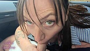 Whoa hairy milf wife swallows my cum after i helped her out?!