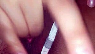 hey watch this latina amateur finger her wet pussy closeup