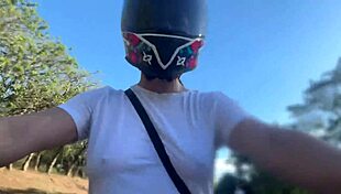 grabbed didi client sans bra he spots my huge natural tits latina